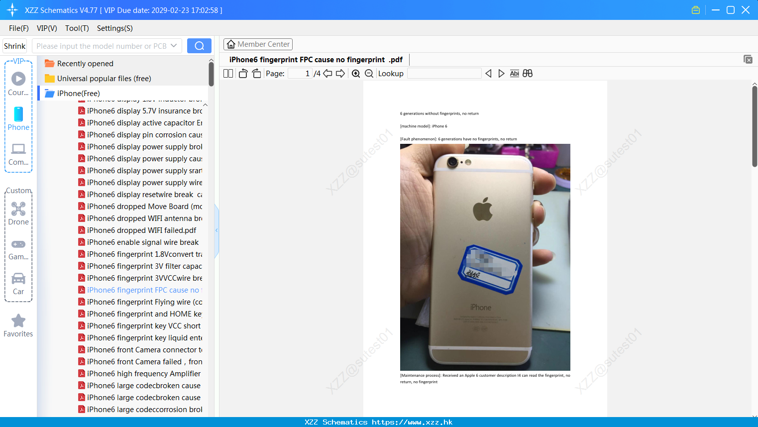 IPhone6 Fingerprint FPC Cause No Fingerprint